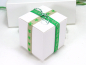 Mobile Preview: 10 Schachteln Geschenkbox, weiß Würfel 6 cm, Gastgeschenk Hochzeit Geschenke verpacken Adventskalender, Kraftpapier-Karton, square box white